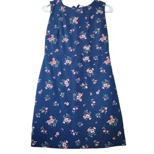 Old Navy blue dress with flowers